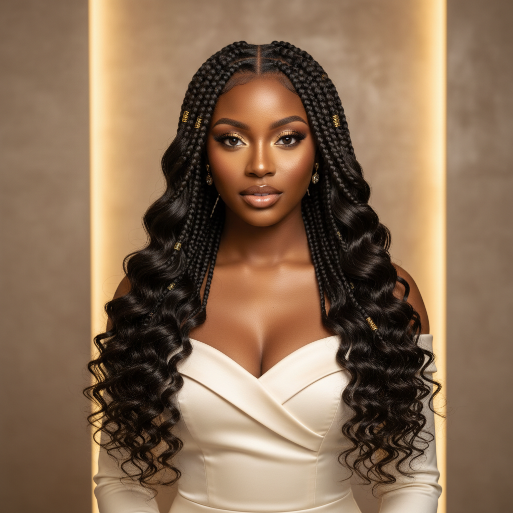 Goddess Braids hairstyle